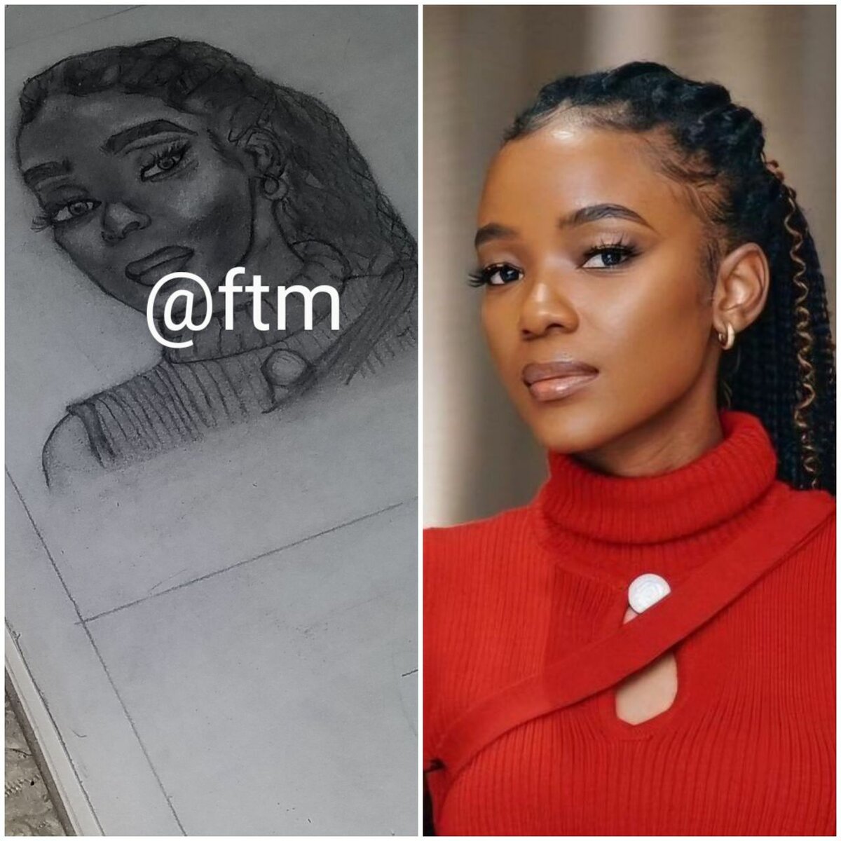 Potrait pencil drawings.