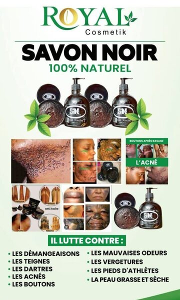 Savon Noir Naturel Exfoliant