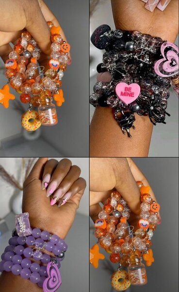 Bracelets fantaisie colorés