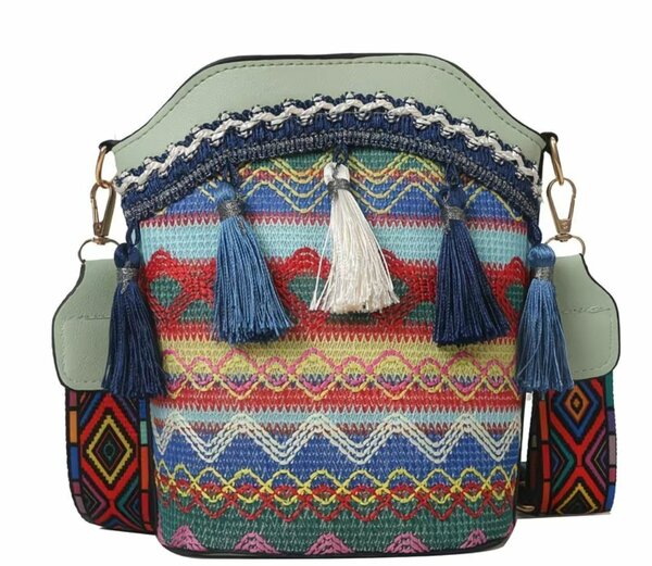 Sac bohème en tissu brodé