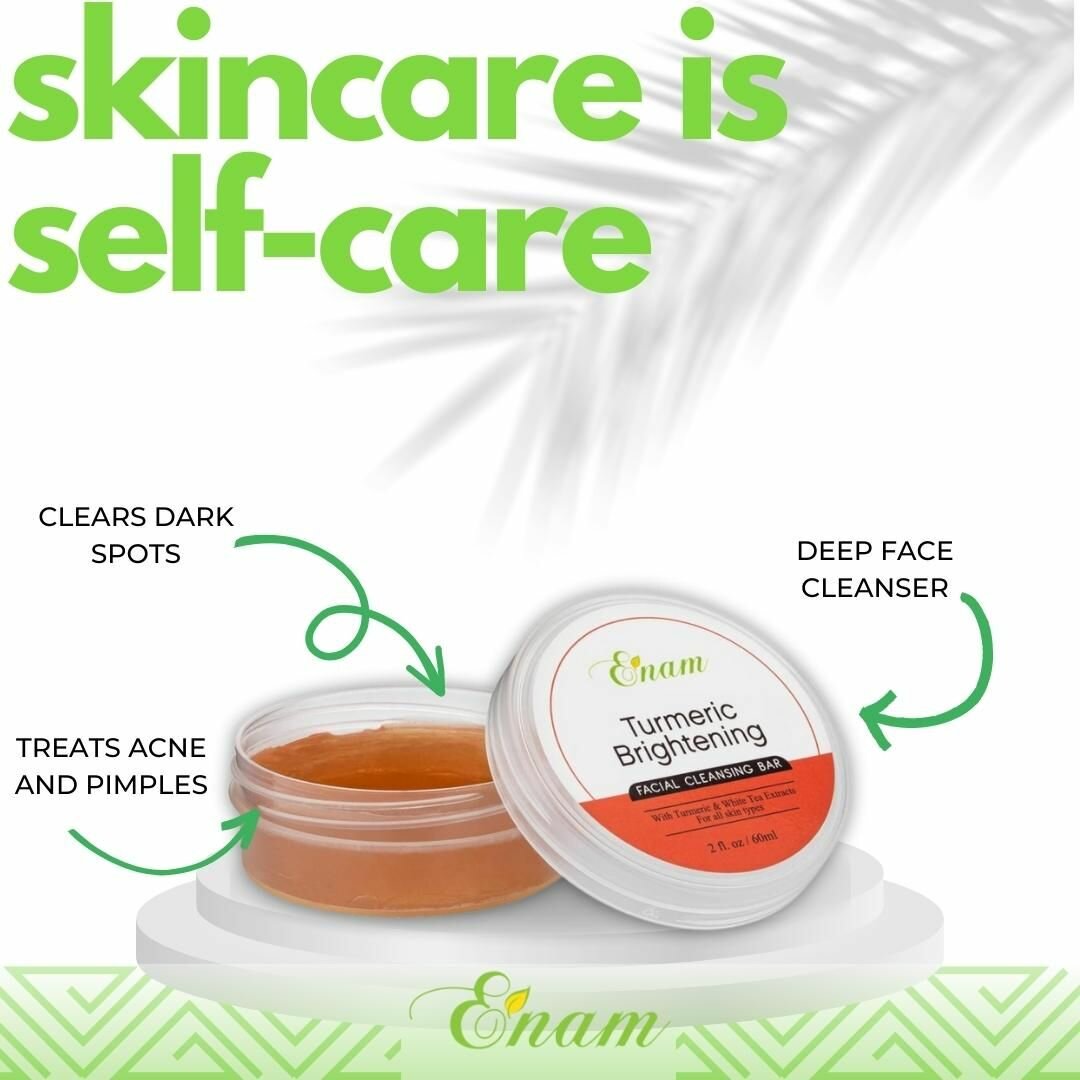 Enam Turmeric Brightening Facial Cleansing Bar