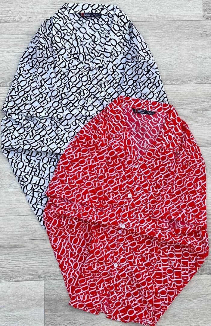 Chemises à motifs graphiques vives