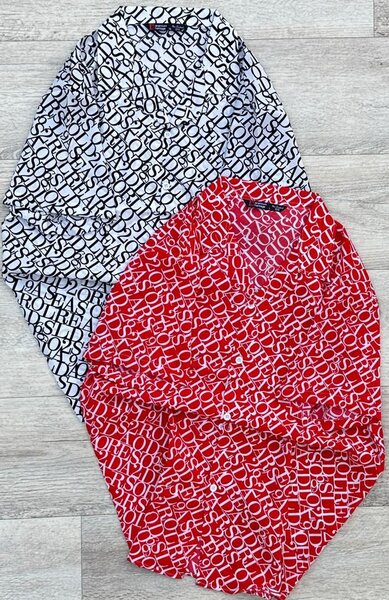 Chemises à motifs graphiques vives