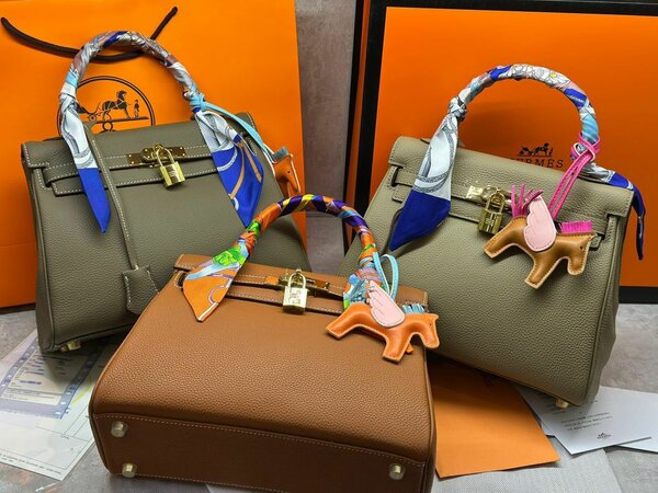 Hermes натуральная кожа