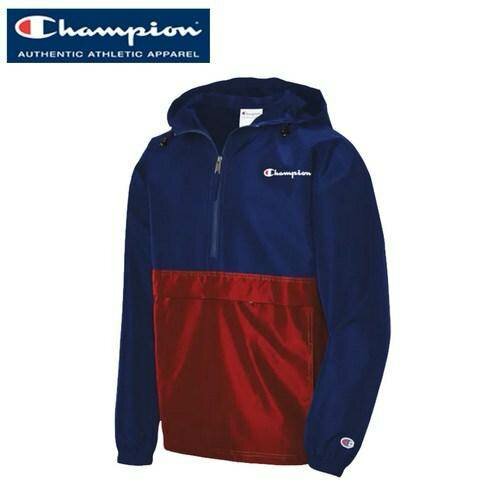 Veste à capuche Champion bleu-rouge
