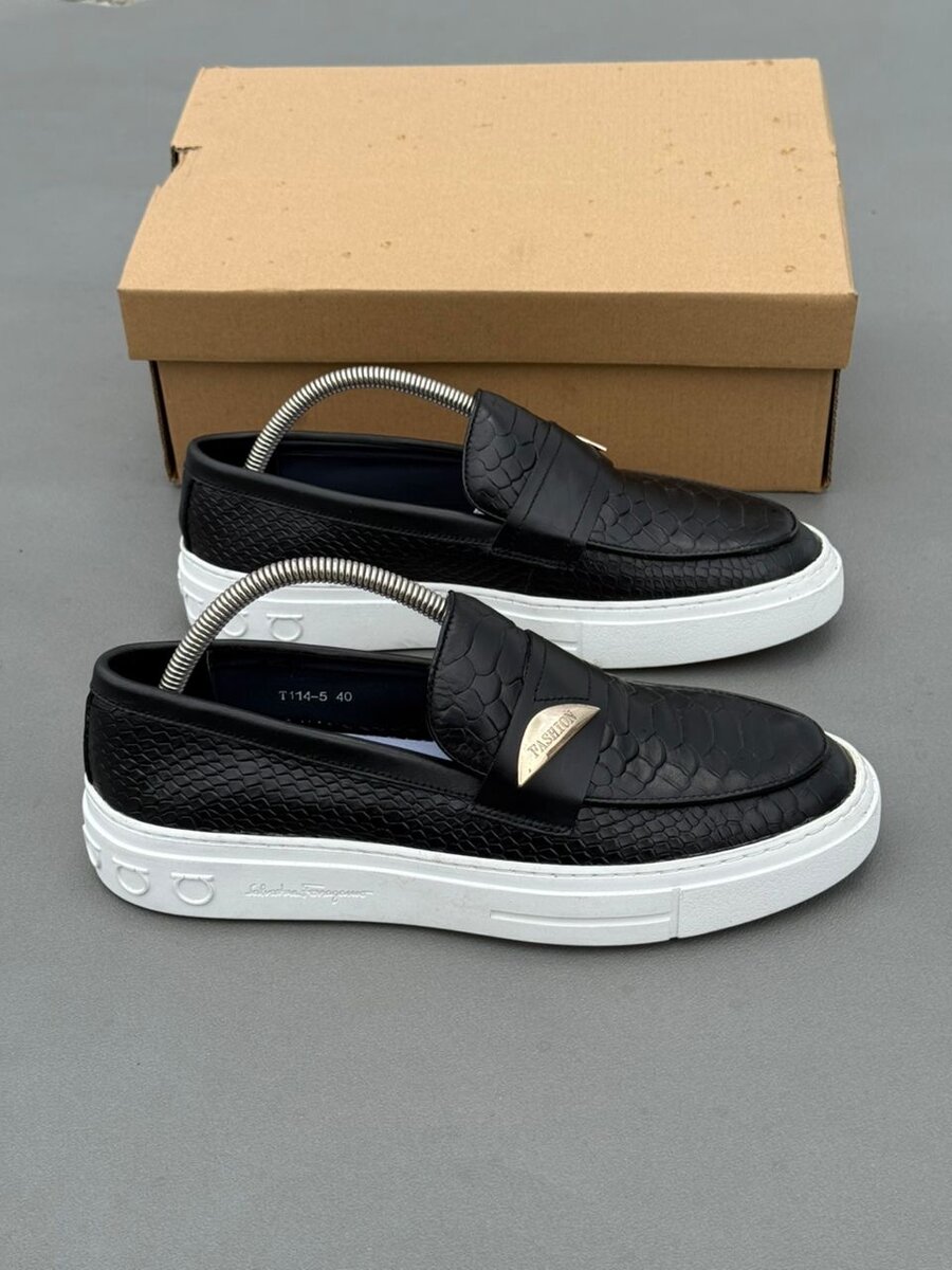 Mocassins en cuir élégants