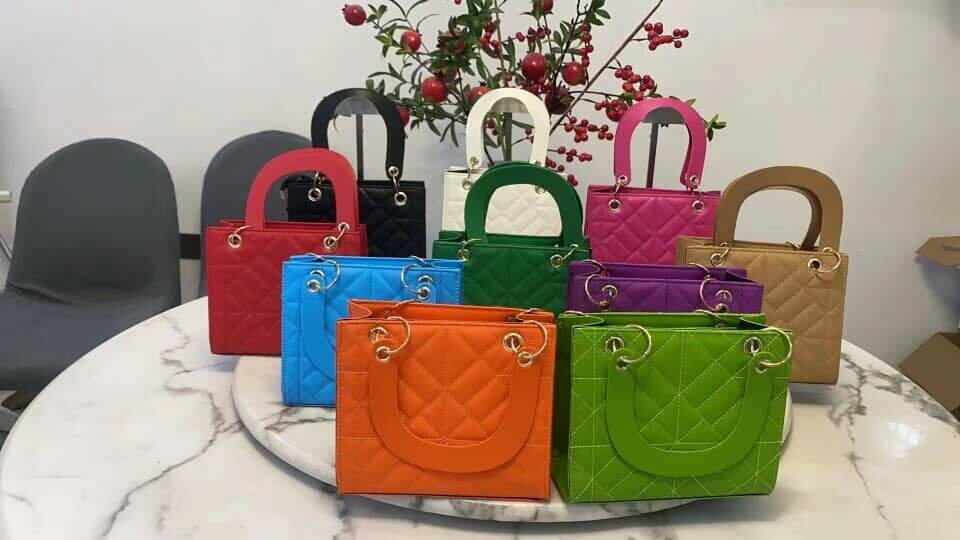 Sacs à main colorés en cuir