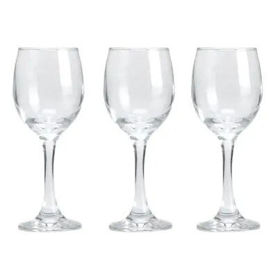 3 piece Wine Glasses