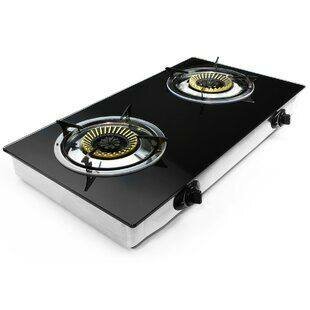 Double burner stove
