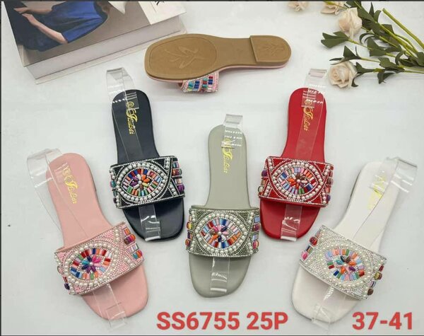 Sandales perlées femmes