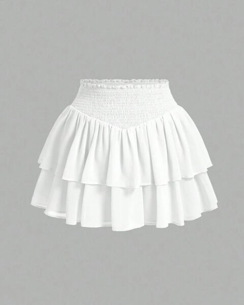 Jupe Blanche Plissée