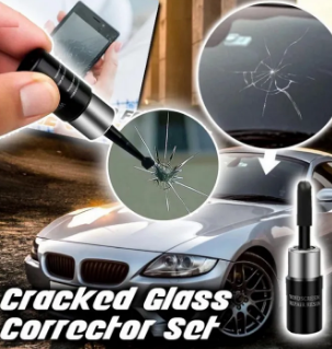Automotive Glass Crack Nano Repair Fluid Kit