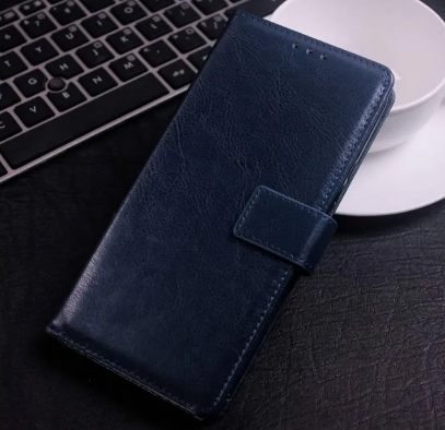 Realme_5 Case, Premium PU Leather Magnetic Shockproof Book Stand Folio Flip Wallet Case Cover with Card Holder