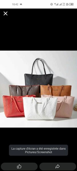 Sac cabas élégant en cuir