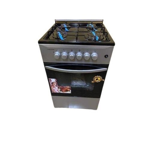 Volcano 50x50cm 4 Burner Gas Cooker -Silver