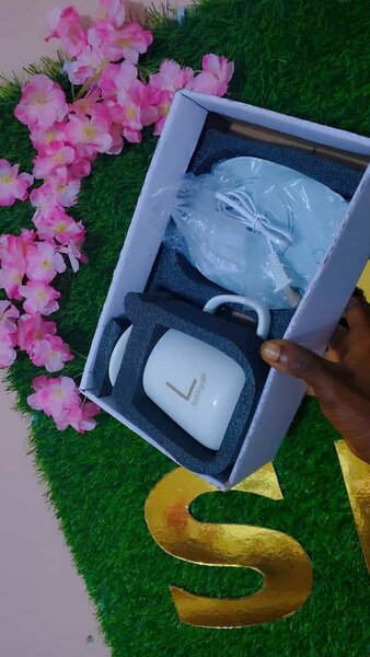 Tasse avec socle chauffante