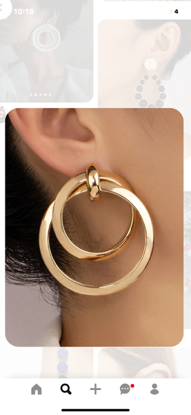 Boucles d'oreilles élégantes