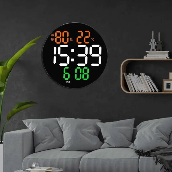 Horloge numérique murale