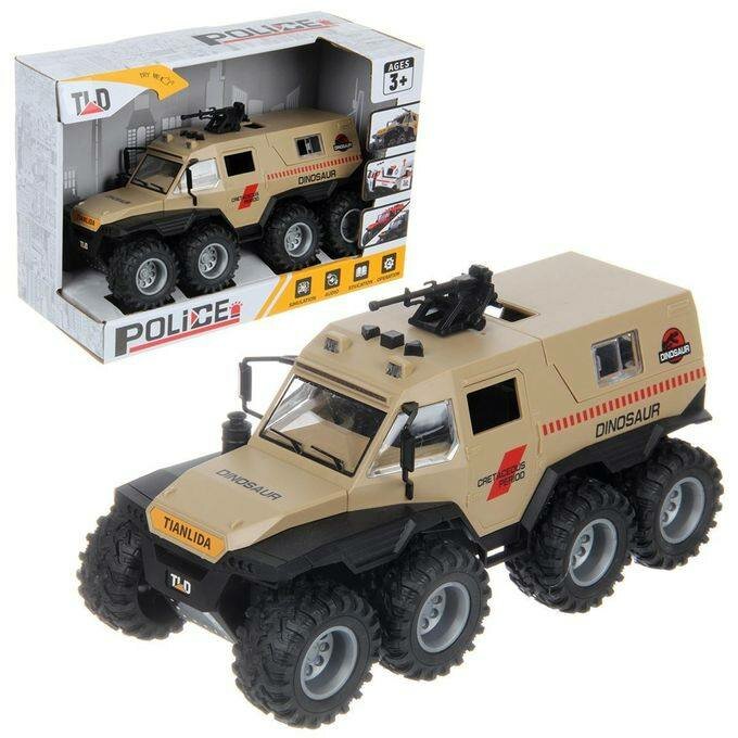 Camion blindé jouet 8 roues