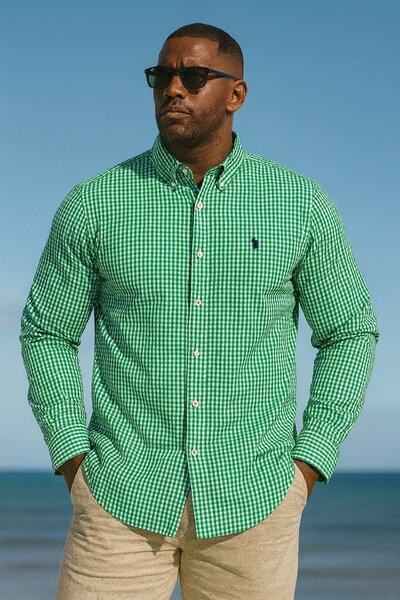 Chemise à carreaux élégante