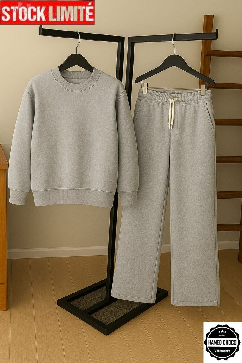 Ensemble de survêtement unisexe confortable
