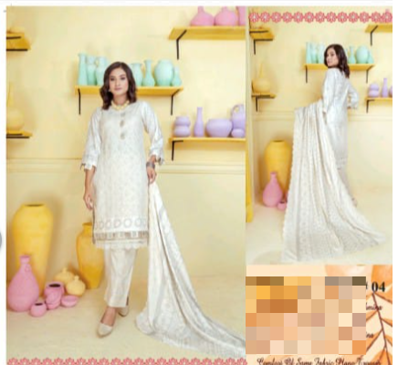 Bareezee Colours Embroidered marina