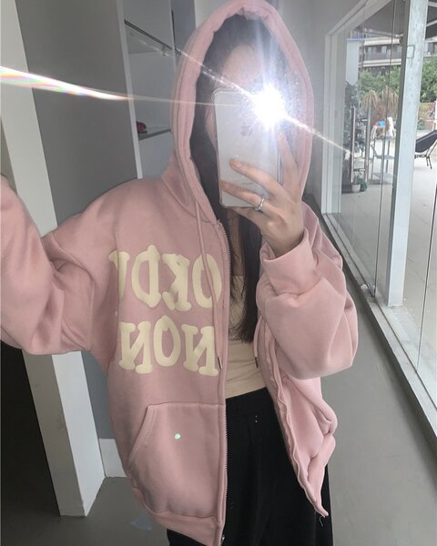 Женское теплое худи