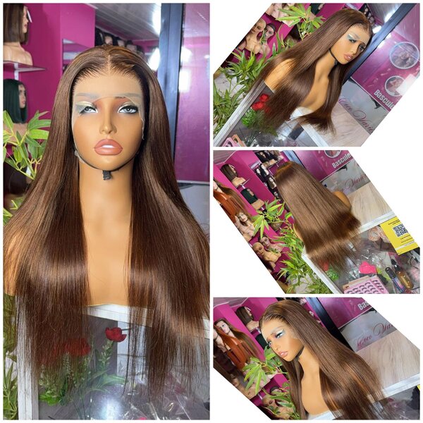 Perruque longue lace front