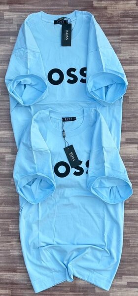 T-shirts bleus unisexes