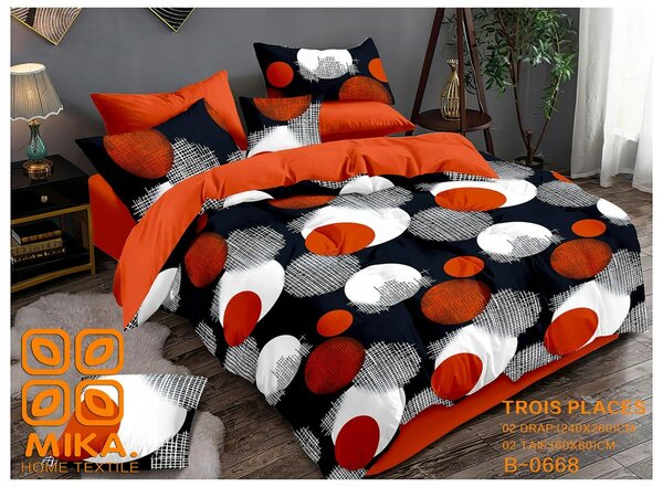 Draps 3 place de Lit Colorée