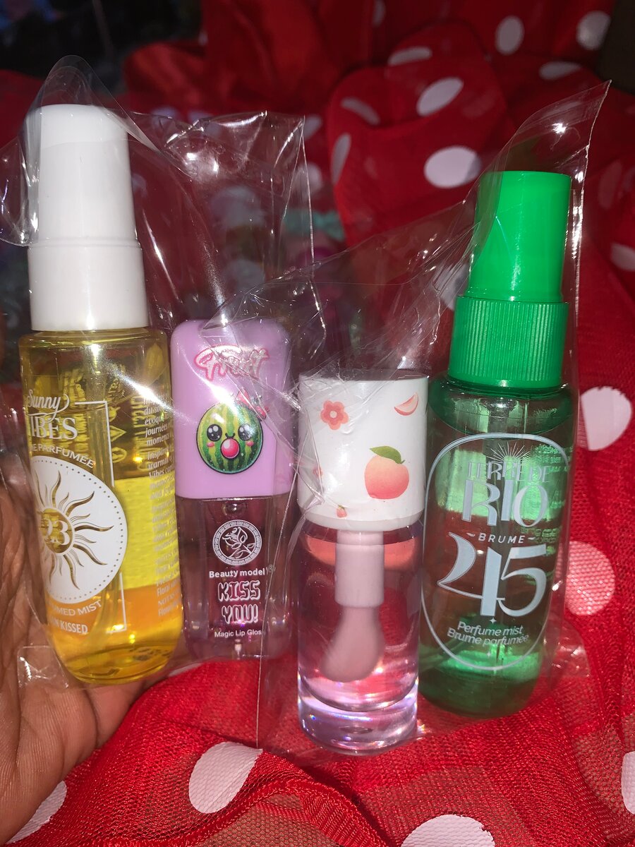 Set de mini parfums colorés