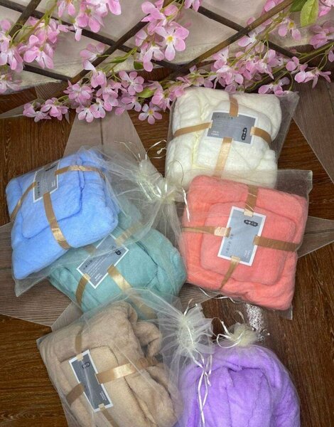 Serviettes de bain douces