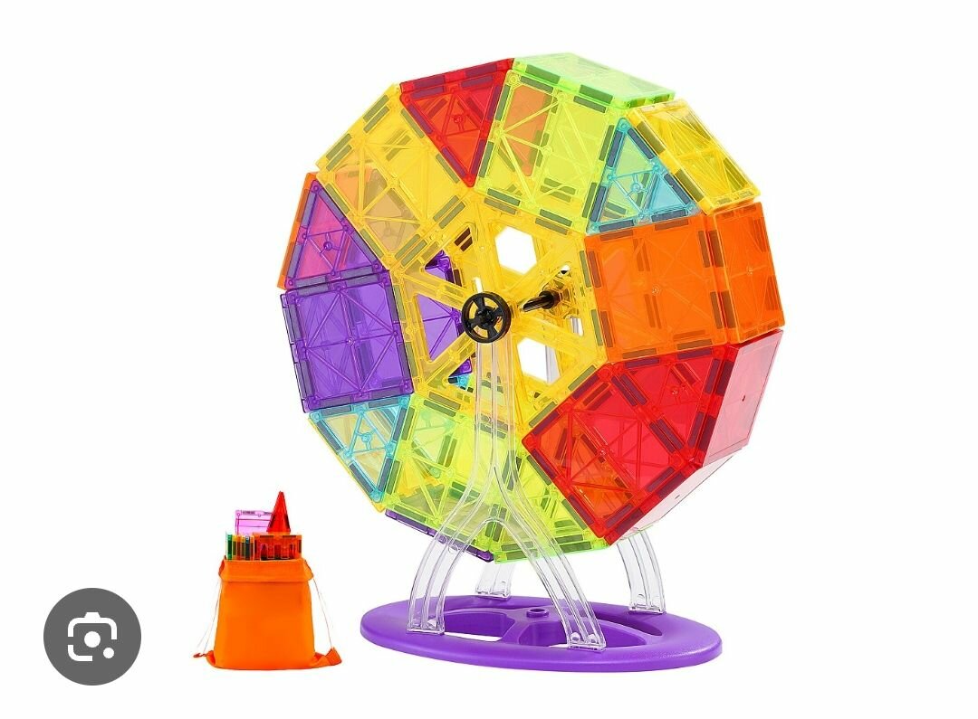 Blocs magnétiques colorés 52 pcs