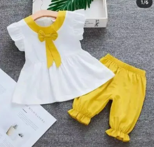 Baby Girl Dress White Frock For Diffrent Color ( Fabric Lawn)