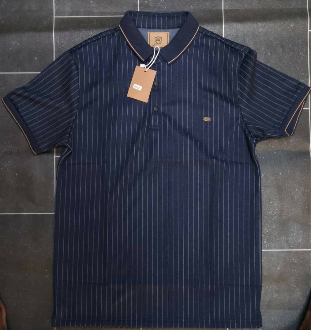 Polo homme rayé élégant