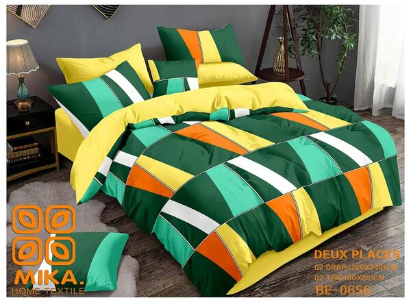 Draps 3 place motifs modernes