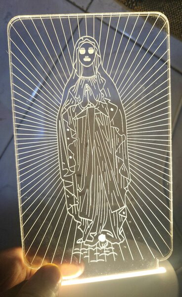 Lampe LED Calligraphie