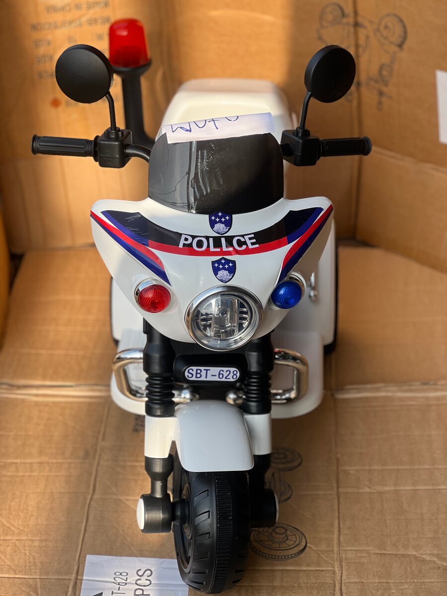 Kids Police Ride-On Motorcycle