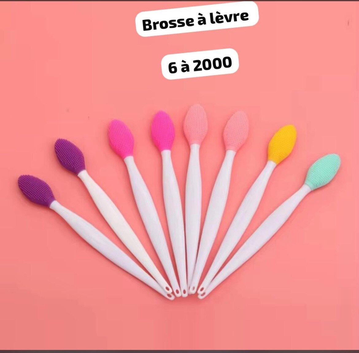 Brosse à lèvres colorée
