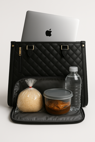 Sac cabas noir 3 en 1