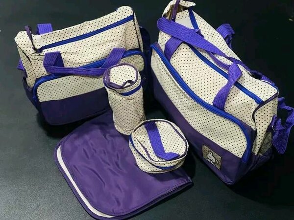 violet set of bags