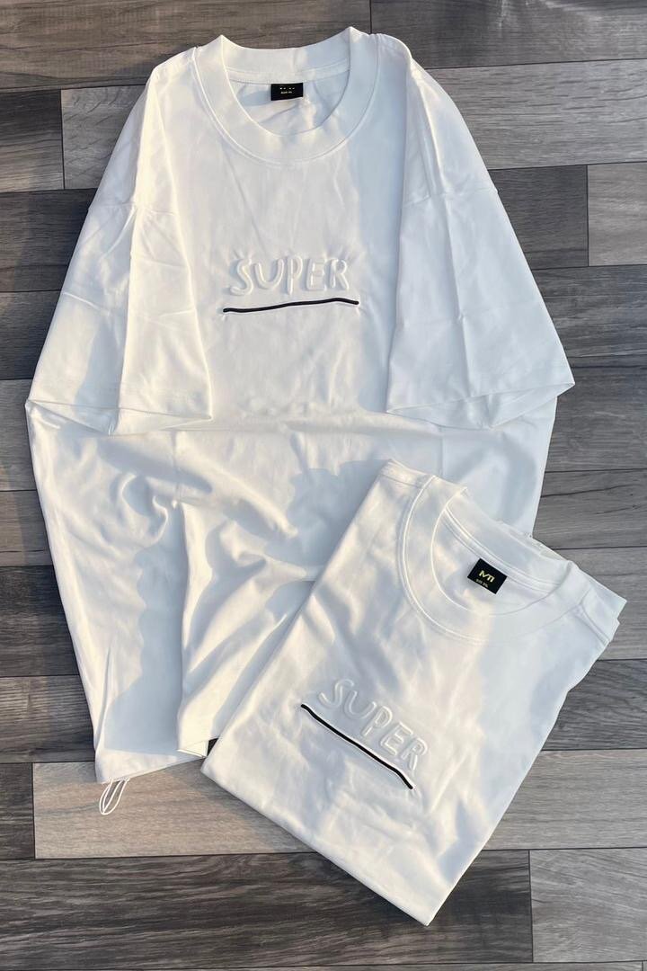 Ensemble de sweat-shirts blancs pour homme et femme