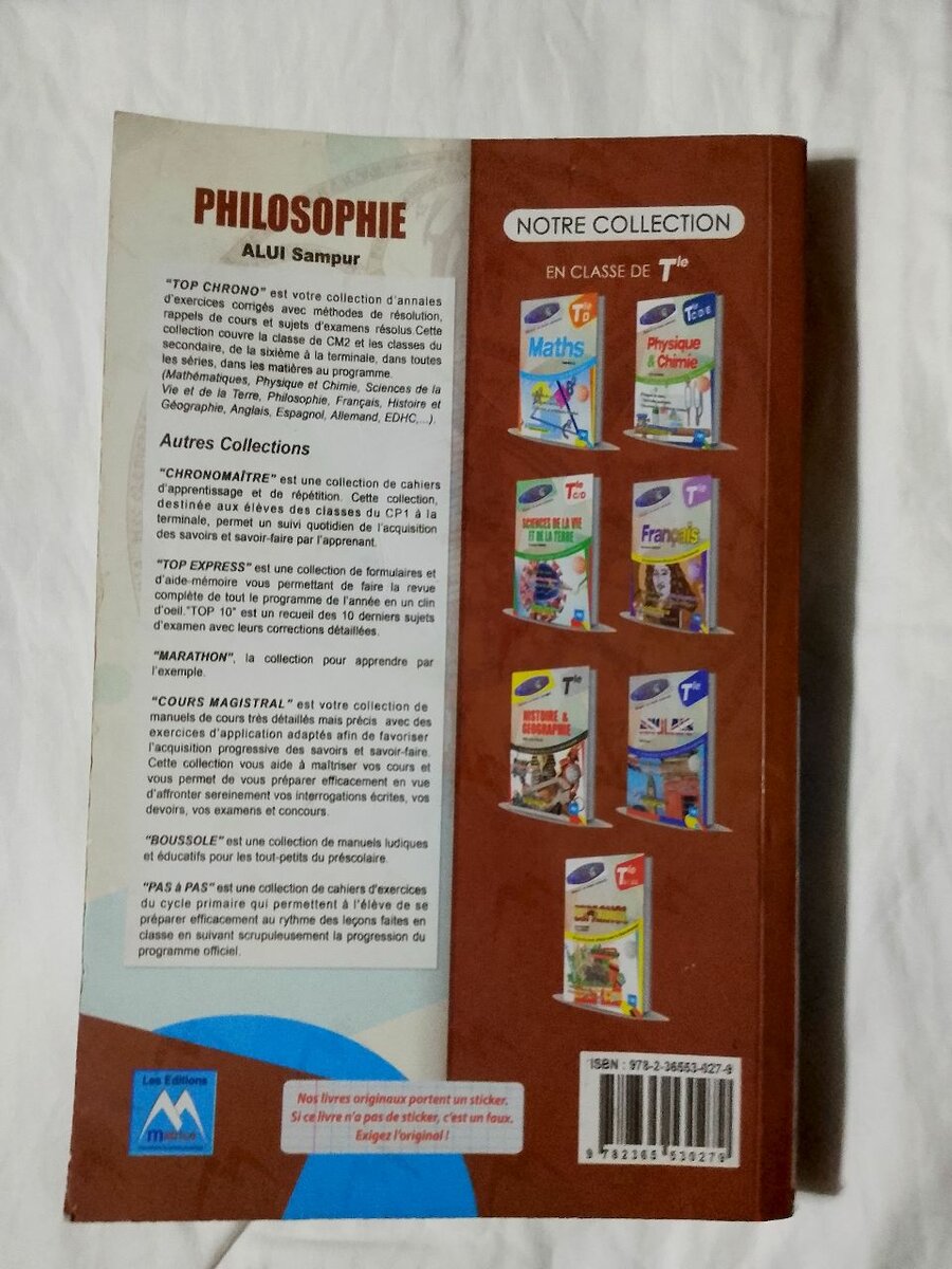 Philosophie Terminale - BAC 2023