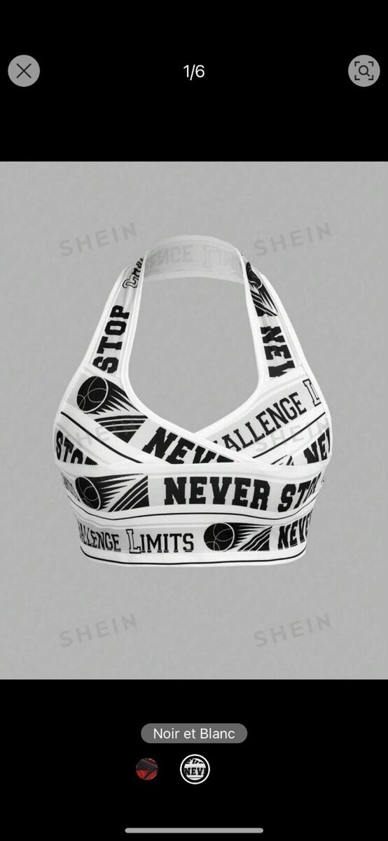 Top court blanc élégant