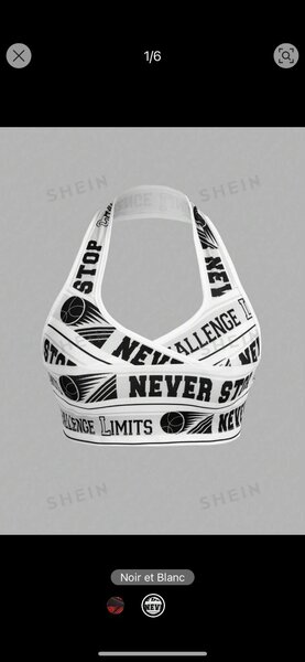 Top court blanc élégant