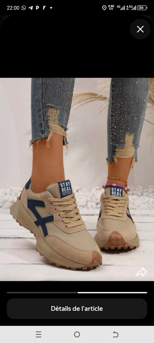 Sneakers légers femme