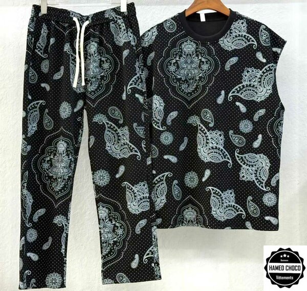 Pyjama Imprimé Paisley Confort