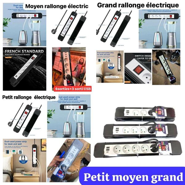 Multiprise avec ports USB