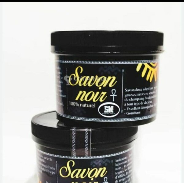 2Savon Noir Naturel