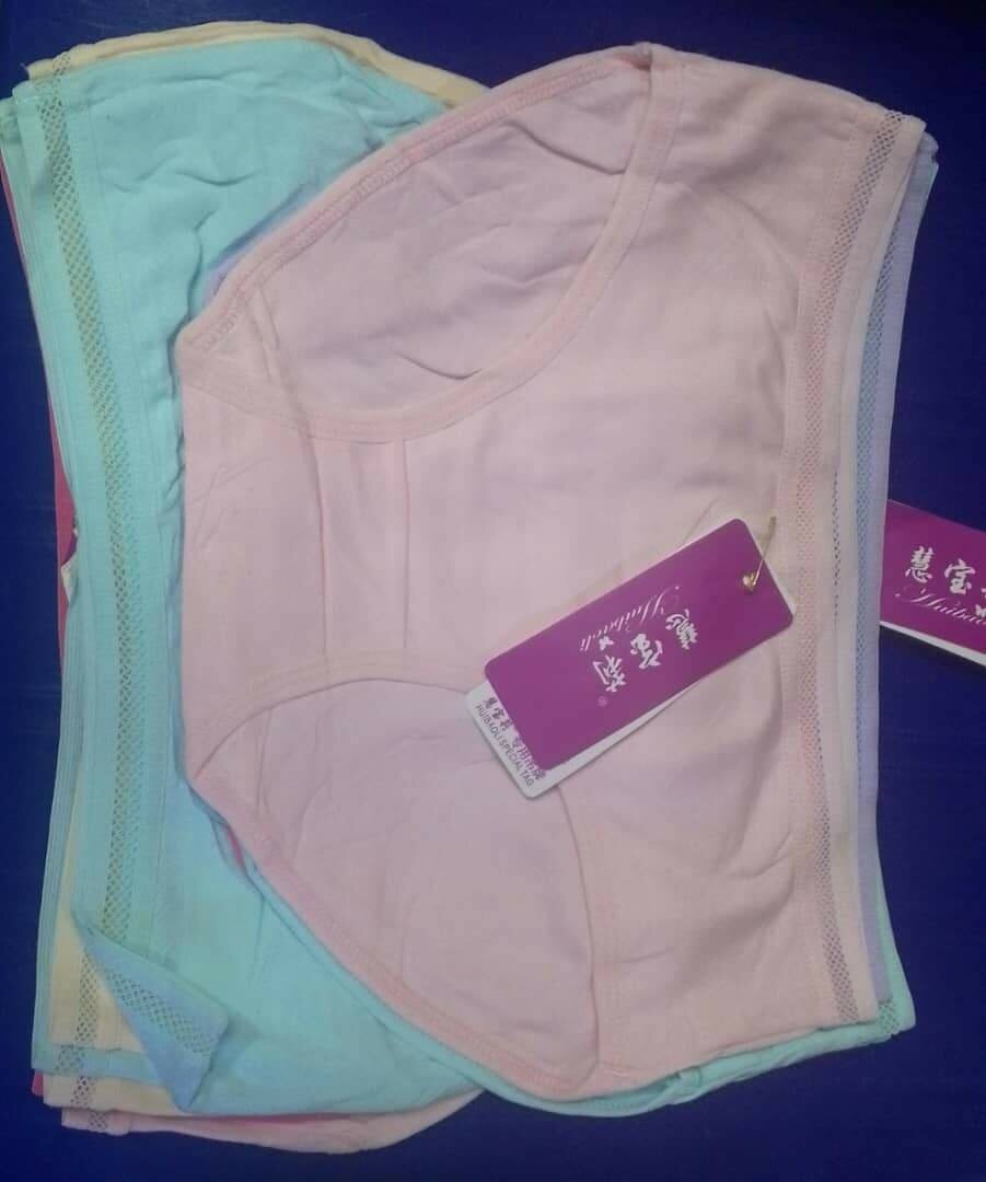 6 slips fille 8-18 ans